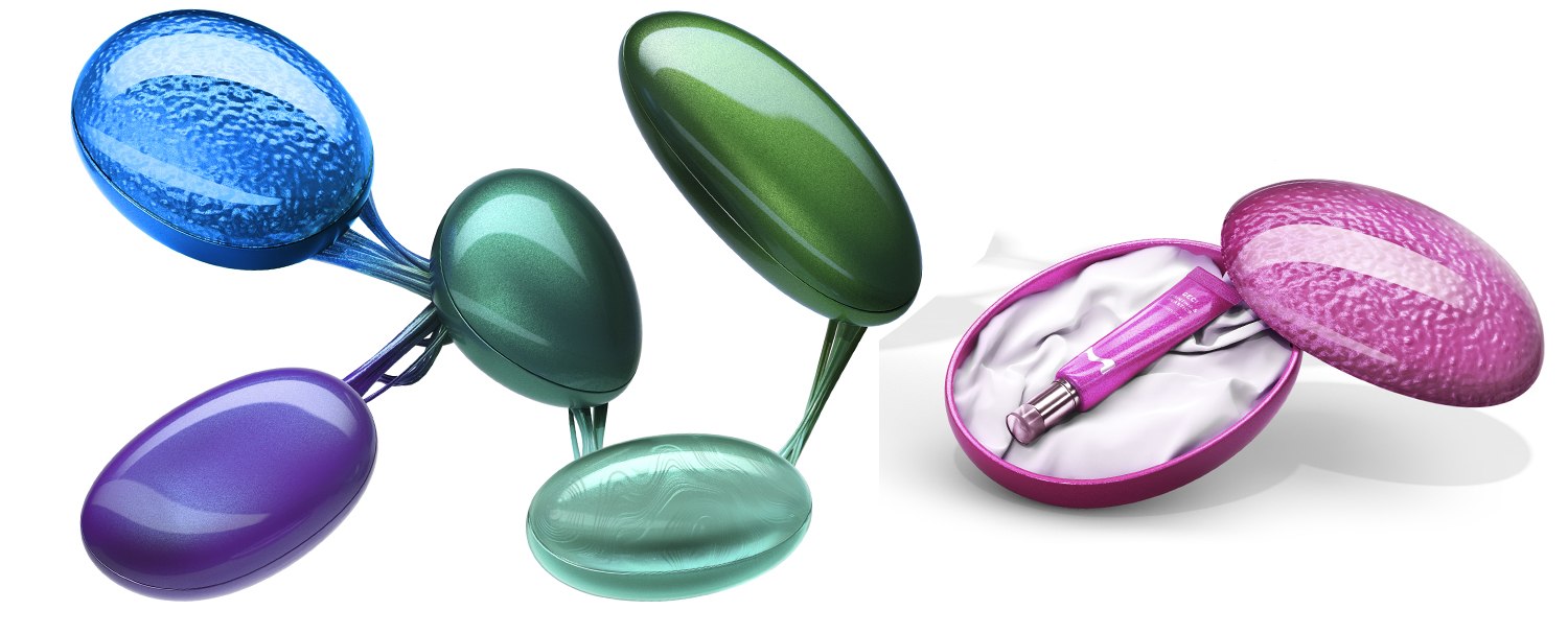 Plastic applications preview for packaging with decorative effect pigments by Merck KGaA, Darmstadt, Germany
